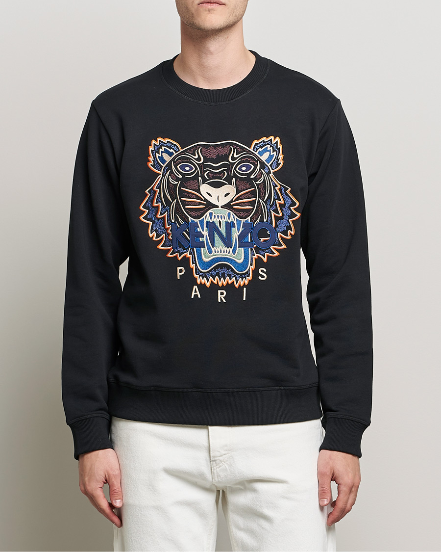 Herre | Trøjer | KENZO | Icon Tiger Sweatshirt Black