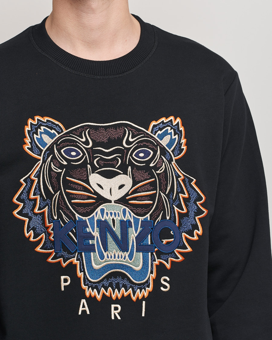 Herre | Trøjer | KENZO | Icon Tiger Sweatshirt Black