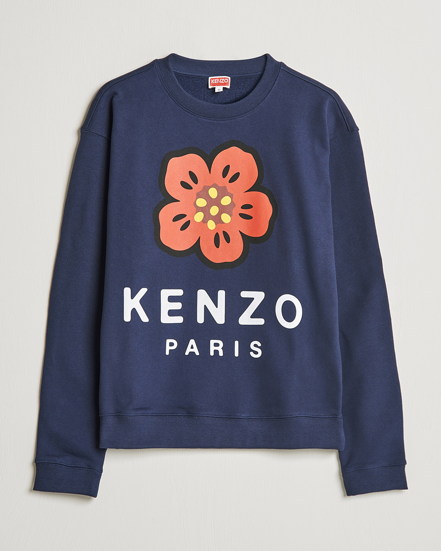 Herre | Trøjer | KENZO | Logo Classic Sweatshirt Midnight Blue
