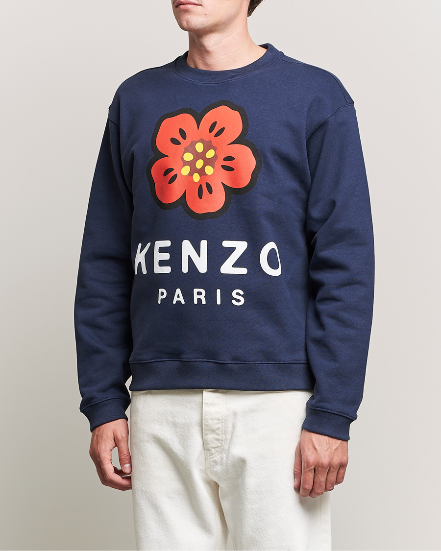 Herre | Trøjer | KENZO | Logo Classic Sweatshirt Midnight Blue