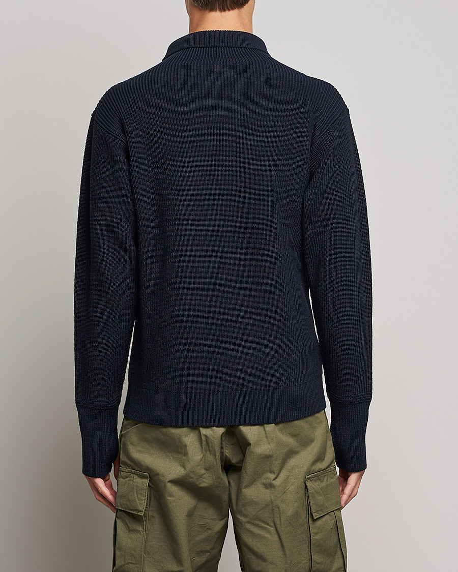 Herre | Trøjer | Andersen-Andersen | Sailor Wool Turtleneck Navy Blue
