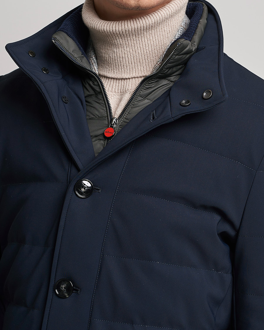 Herre | Jakker | Kiton | Technical Down Coat Navy
