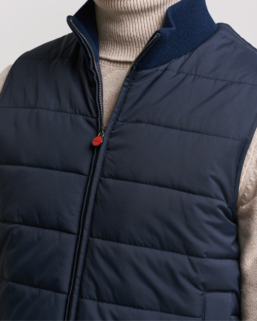 Herre | Jakker | Kiton | Nylon Down Vest Navy