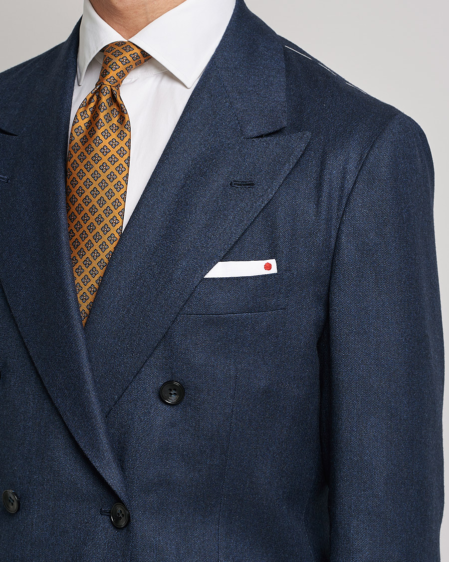 Herre | Blazere & jakker | Kiton | Wool/Cashmere Hopsack DB Blazer Navy