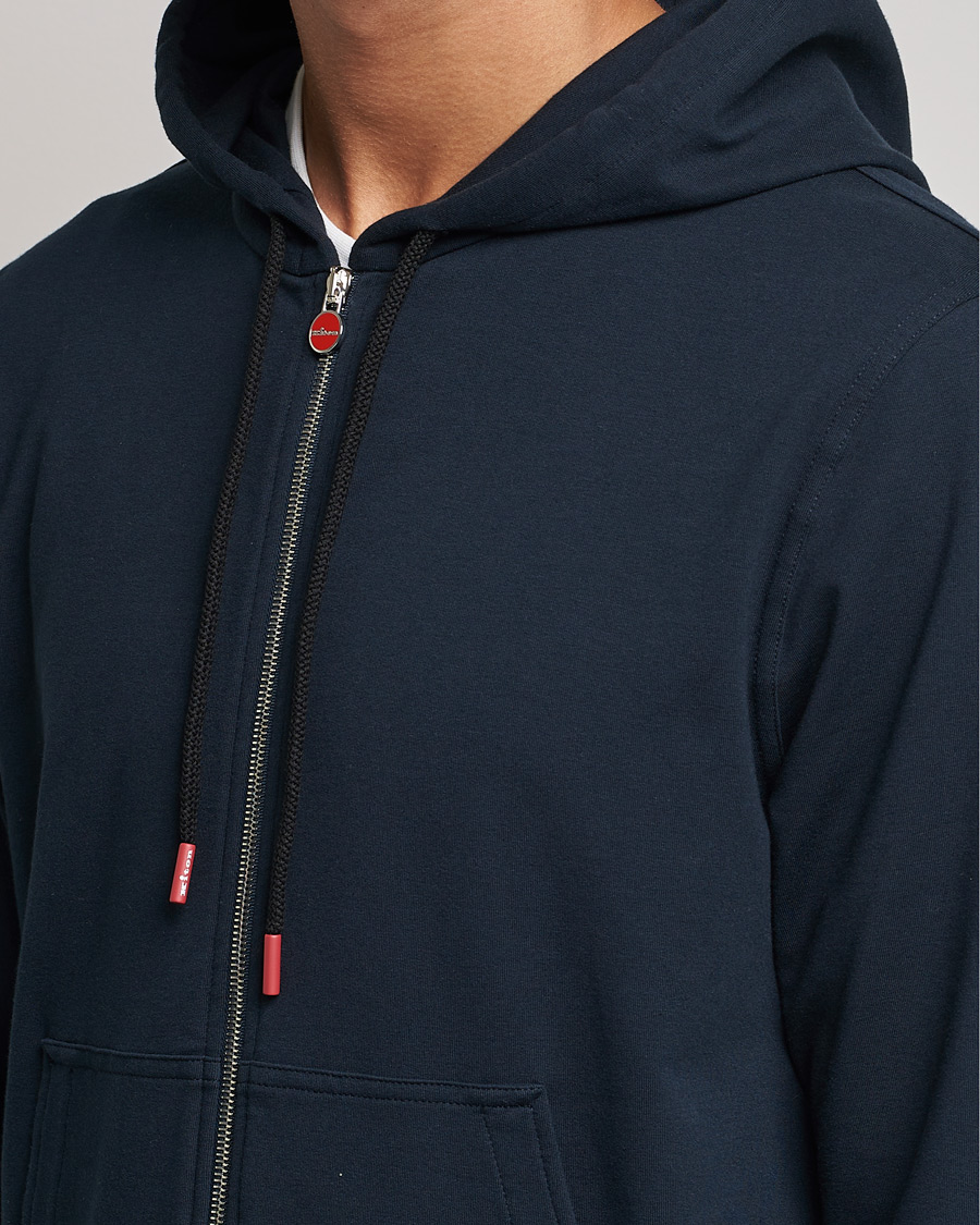 Herre | Trøjer | Kiton | Cotton Blend Track Suit Navy