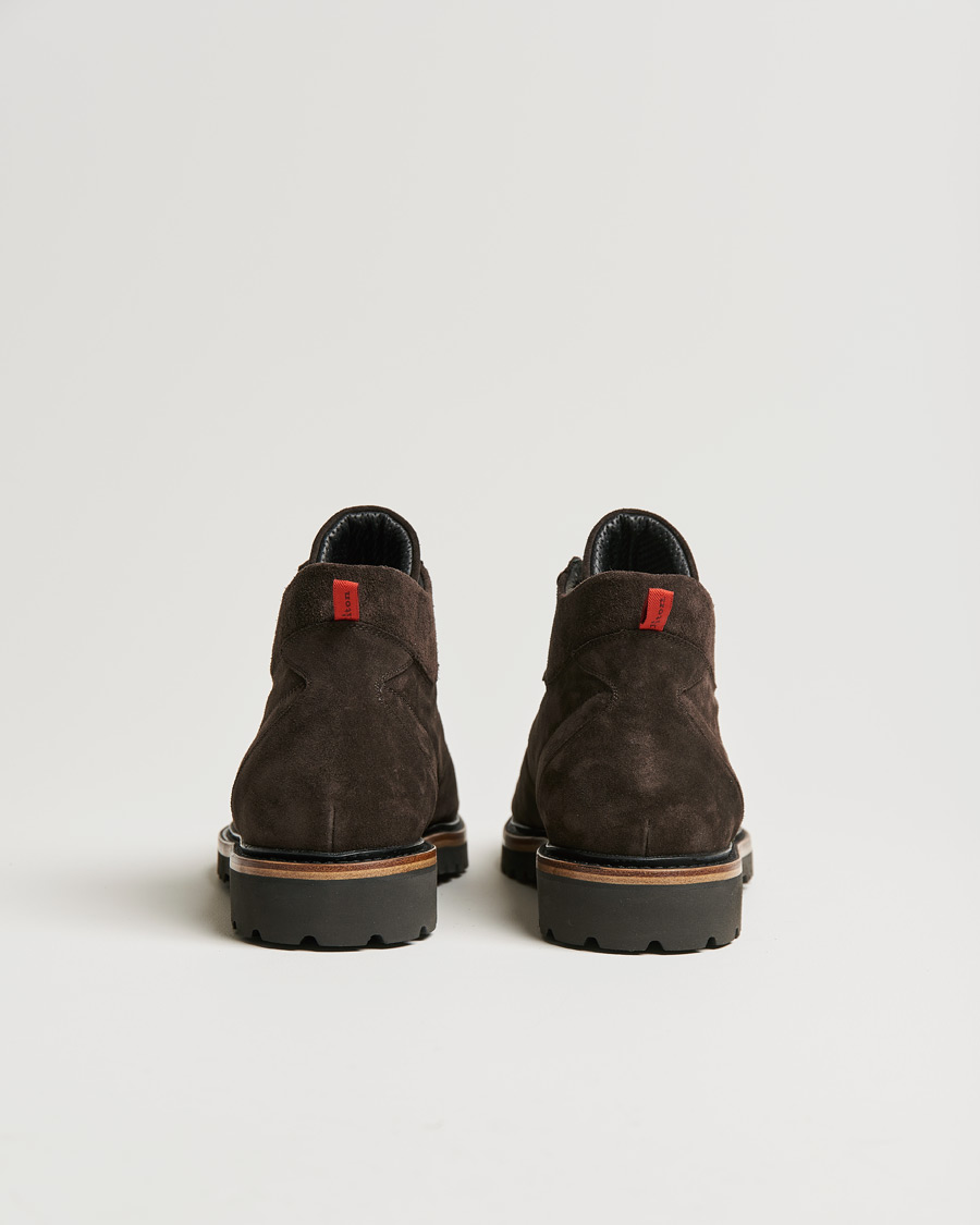 Herre | Kiton St Moritz Winter Boots Dark Brown Suede | Kiton | St Moritz Winter Boots Dark Brown Suede