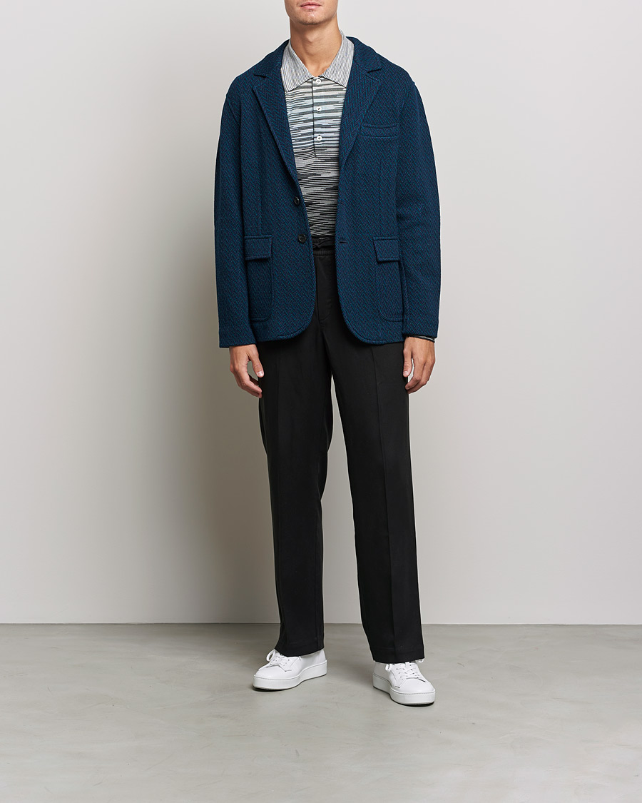 Herre | Blazere & jakker | Missoni | Zig Zag Knitted Blazer Navy