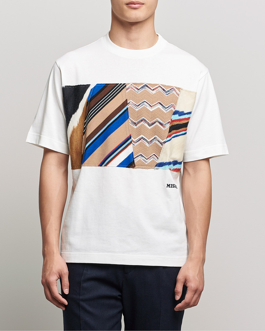 Herre | T-Shirts | Missoni | Patchwork T-Shirt White