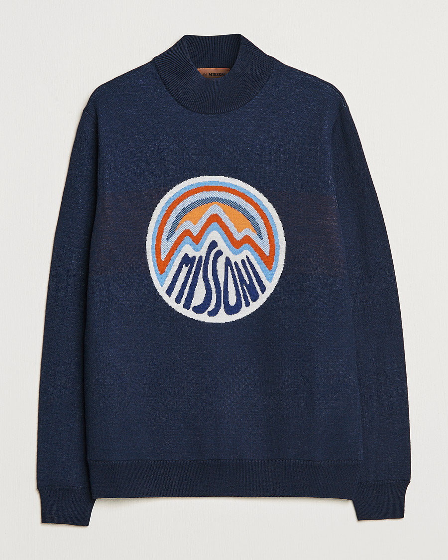 Herre | Trøjer | Missoni | Mountain Calling High Neck Navy
