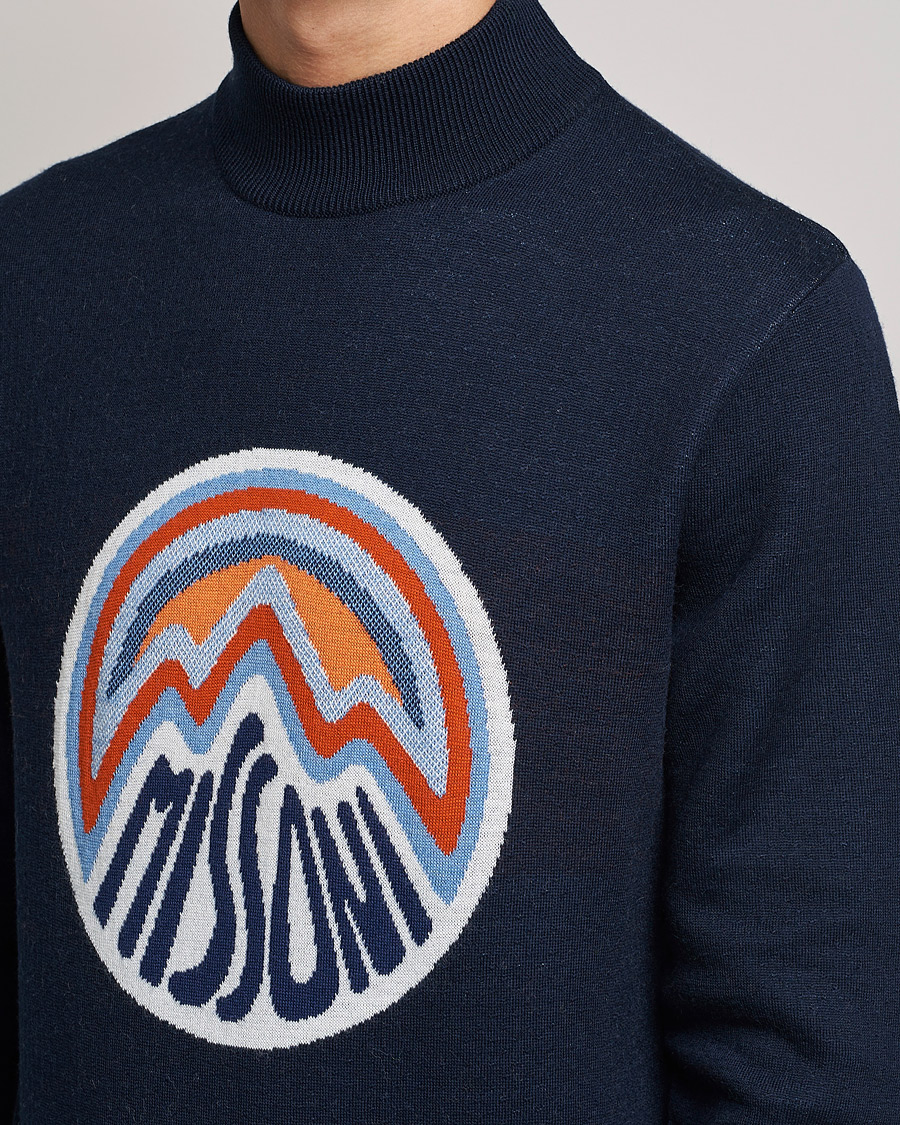 Herre | Trøjer | Missoni | Mountain Calling High Neck Navy