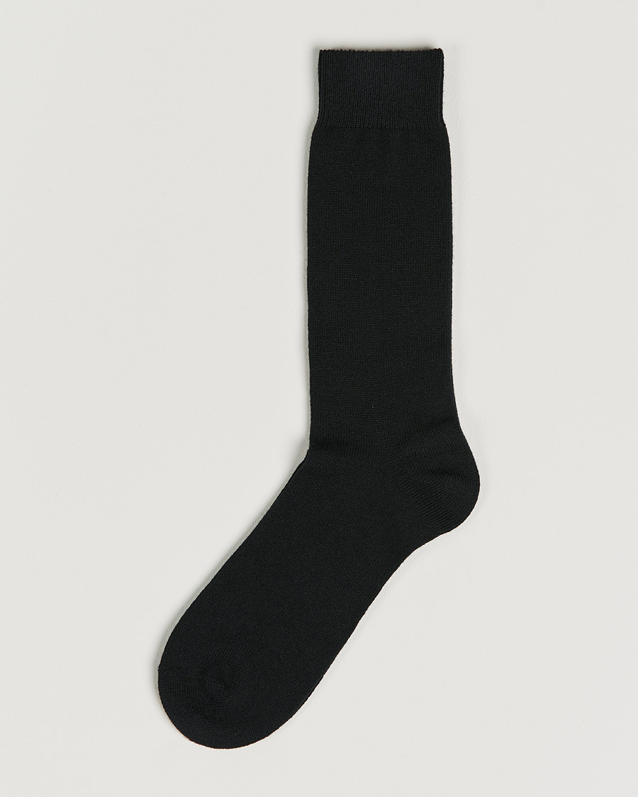 Herre | Undertøj | Bresciani | Pure Cashmere Socks Black