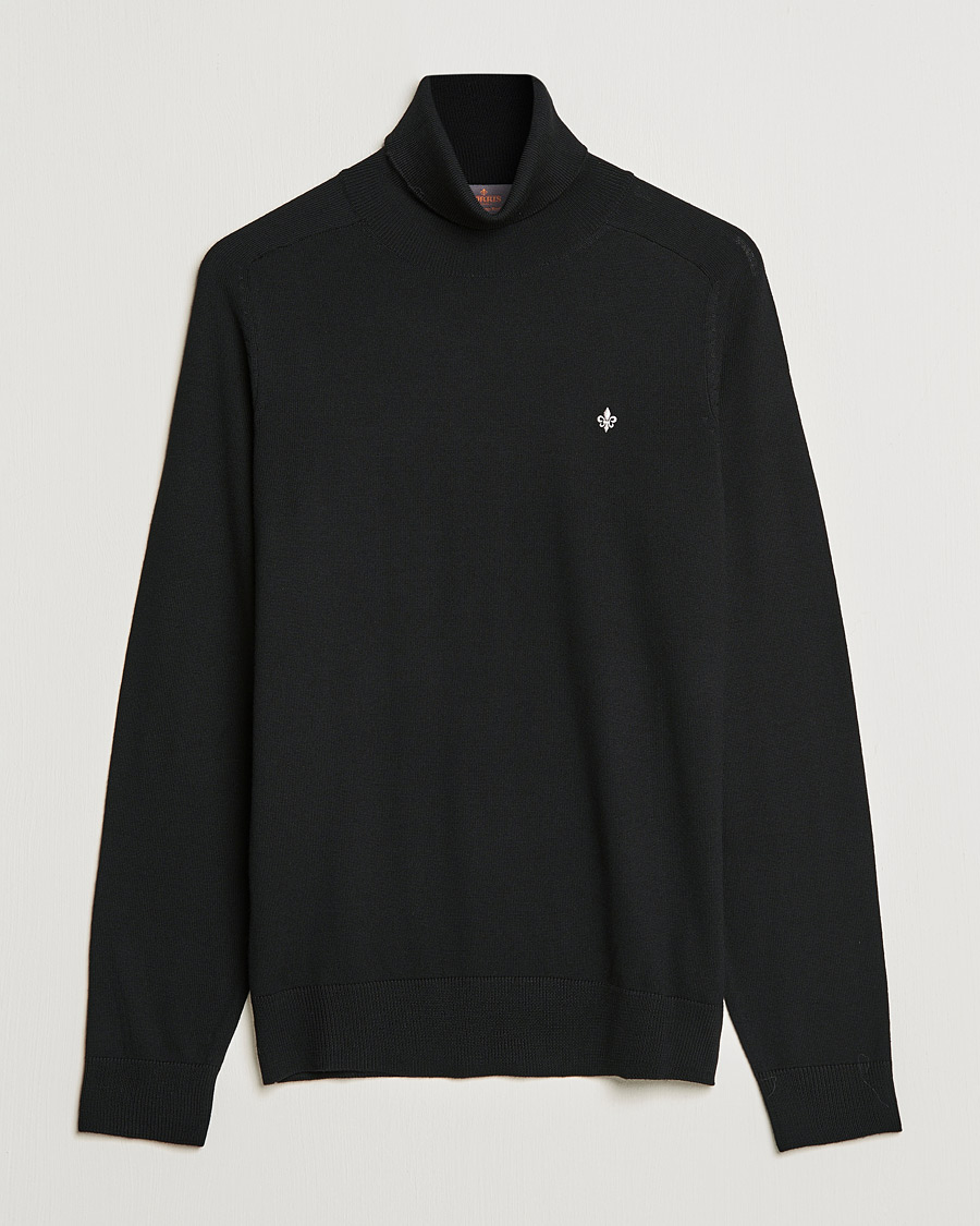 Herre | Trøjer | Morris | Merino Rollneck Black
