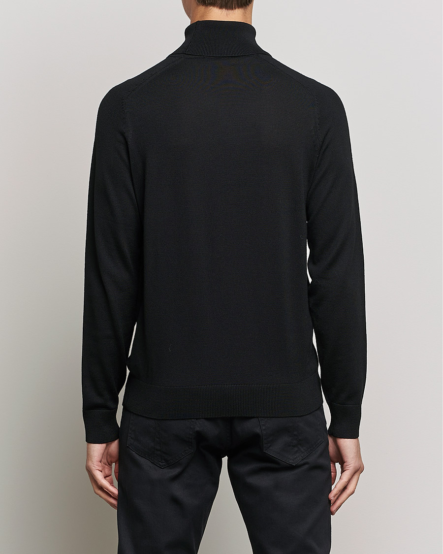 Herre | Trøjer | Morris | Merino Rollneck Black