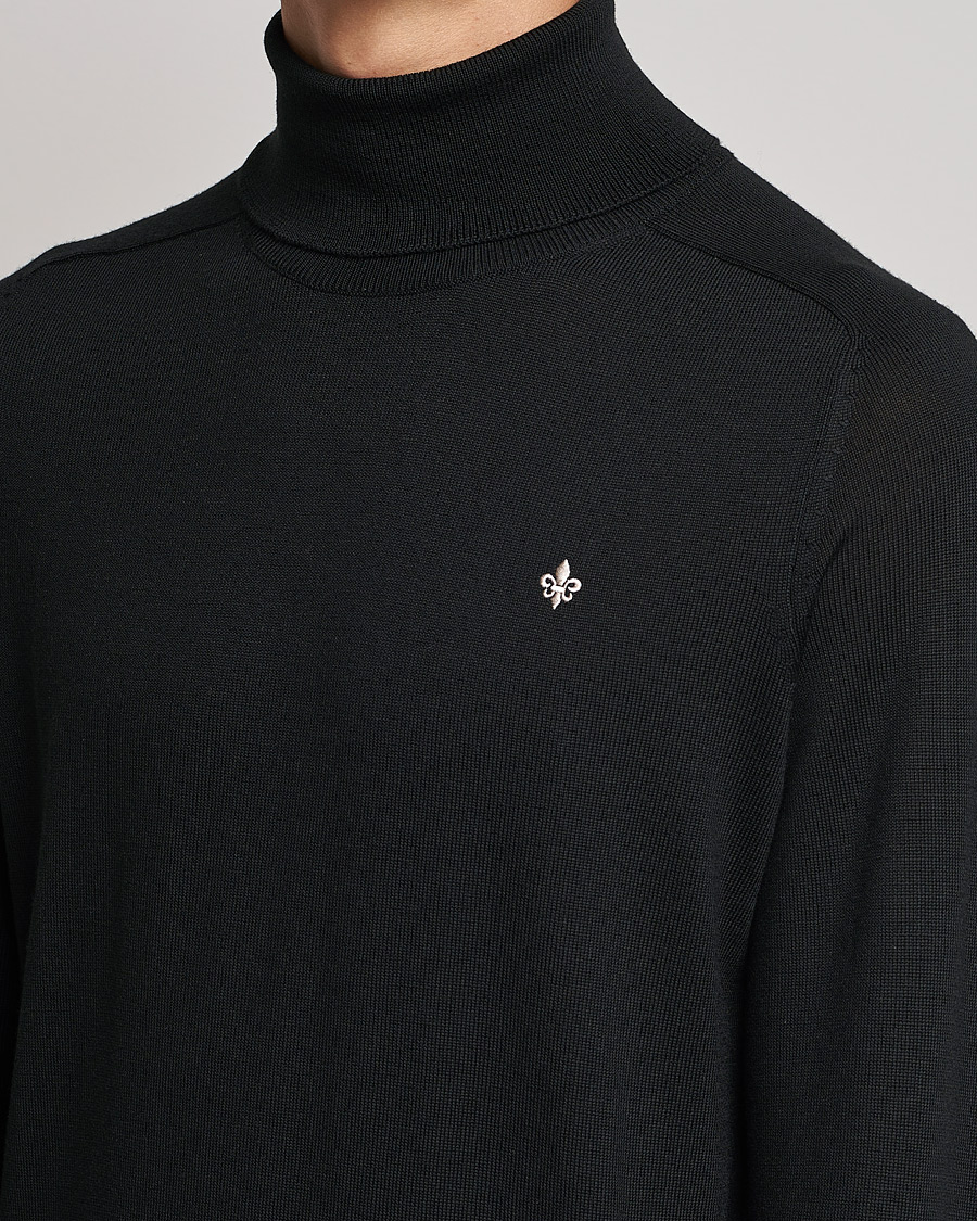 Herre | Trøjer | Morris | Merino Rollneck Black
