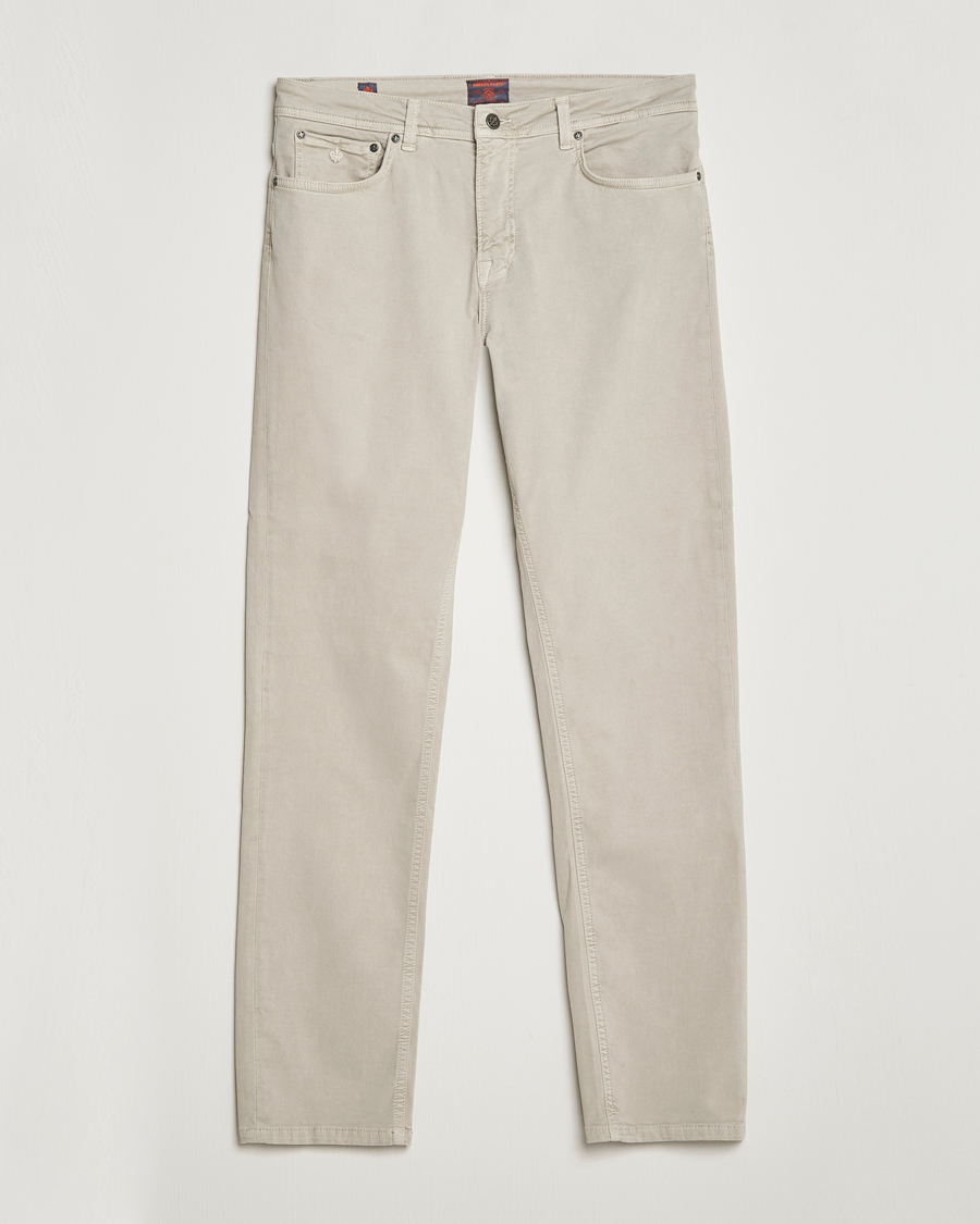 Herre | Bukser | Morris | James Brushed Chinos Khaki