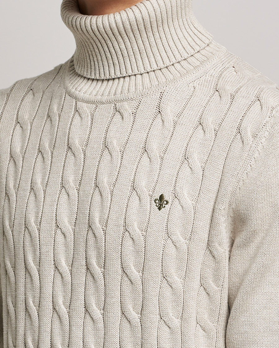 Herre | Trøjer | Morris | Edmond Cable Rollneck Khaki