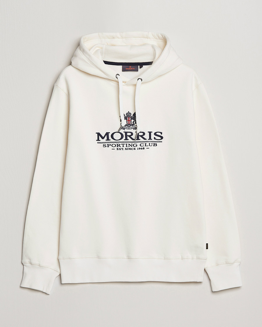Herre | Trøjer | Morris | Trevor Logo Hoodie Off White