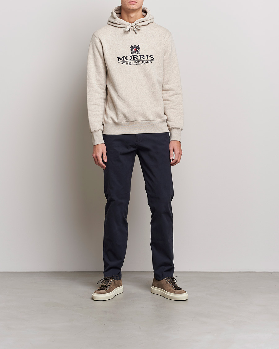 Herre | Trøjer | Morris | Trevor Logo Hoodie Khaki