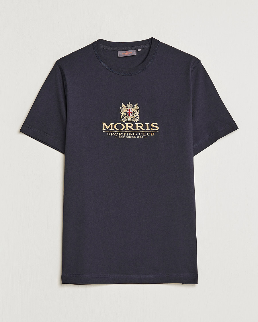 Herre | T-Shirts | Morris | Trevor Logo T-shirt Blue