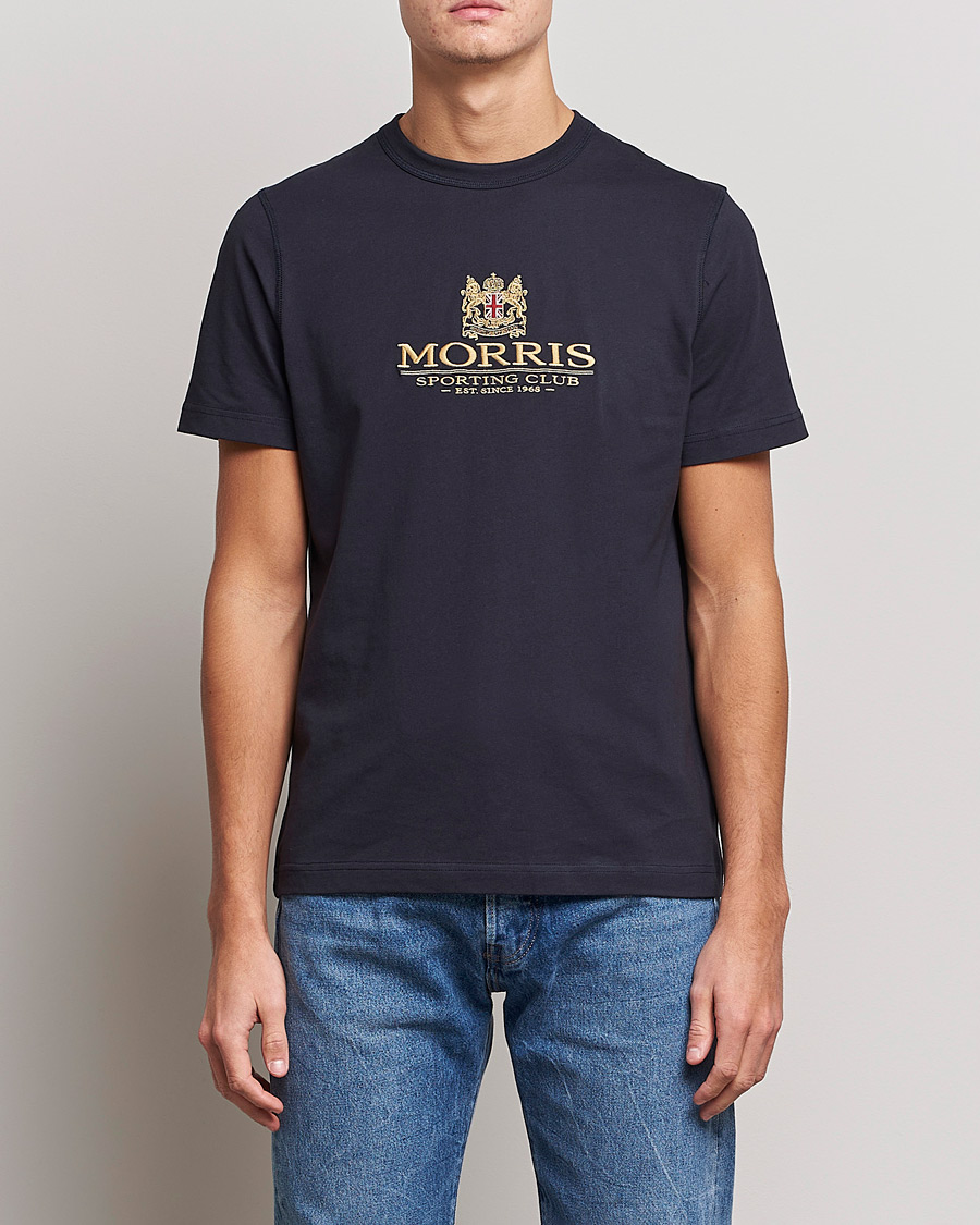 Herre | T-Shirts | Morris | Trevor Logo T-shirt Blue
