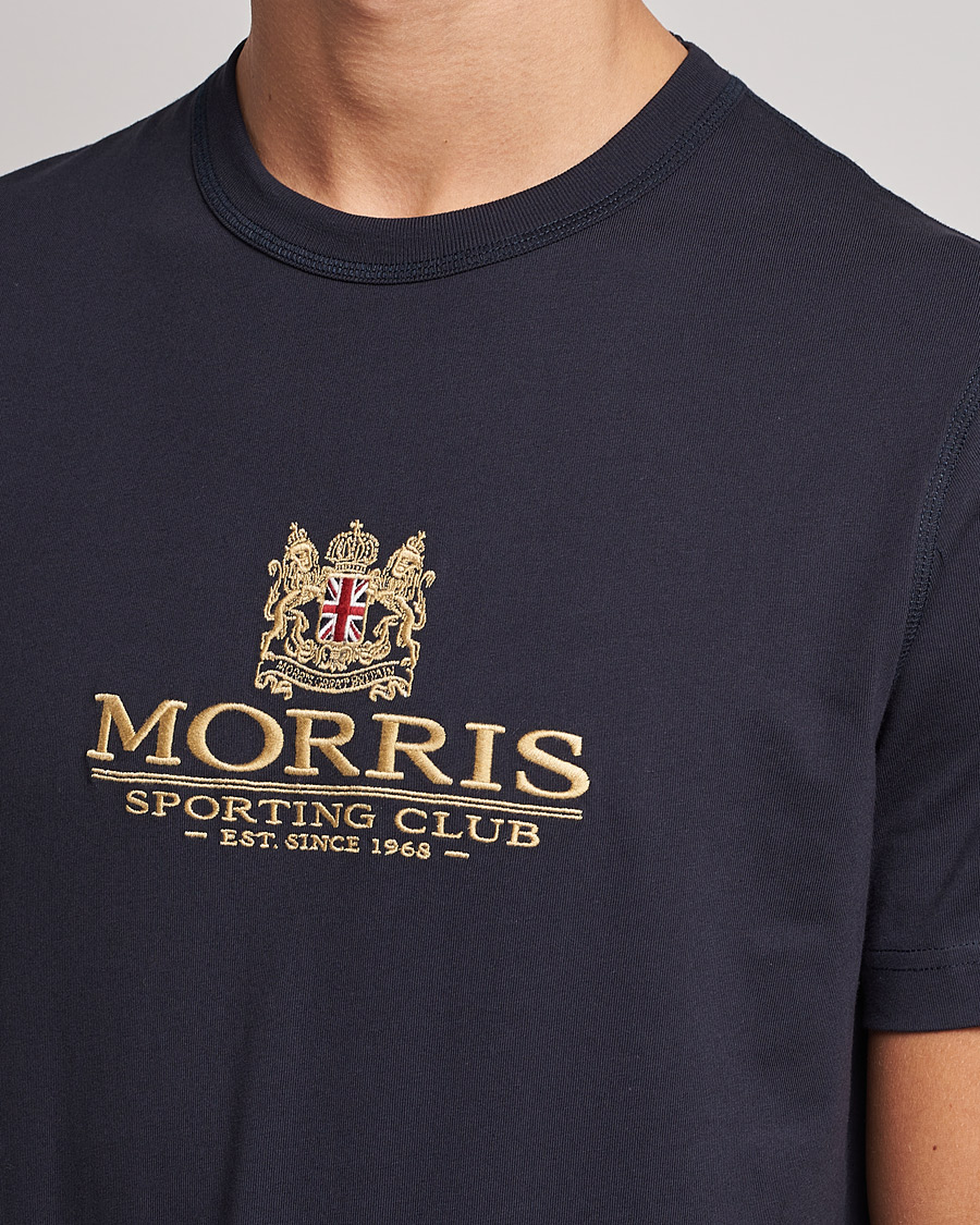 Herre | T-Shirts | Morris | Trevor Logo T-shirt Blue