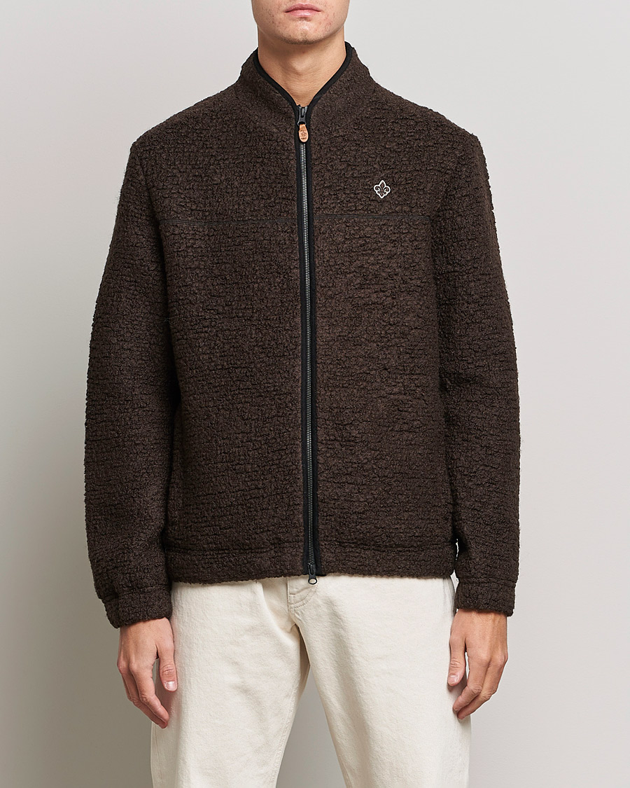 Herre | Trøjer | Morris | Chadwick Pile Jacket Dark Brown