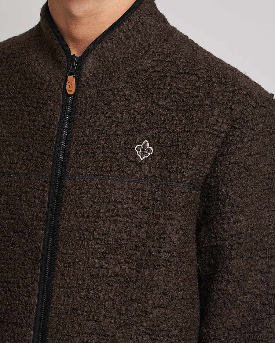 Herre | Trøjer | Morris | Chadwick Pile Jacket Dark Brown