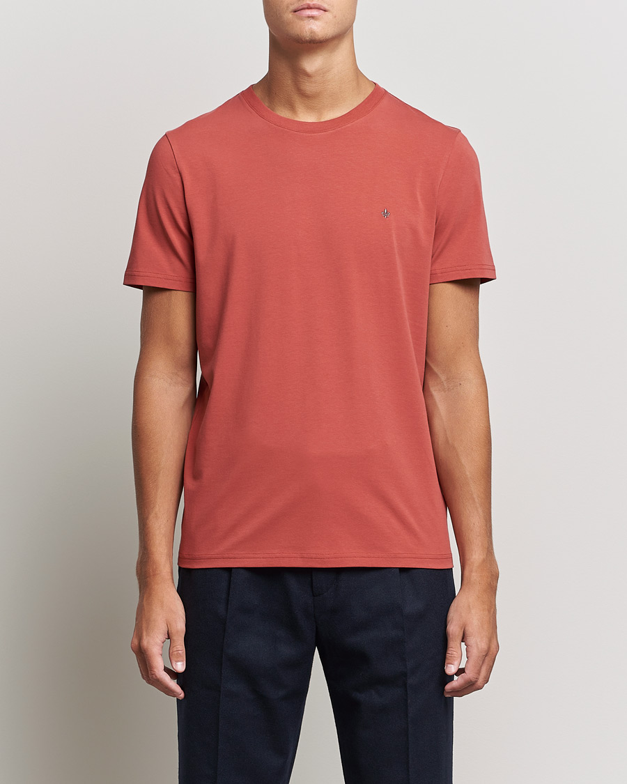 Herre | T-Shirts | Morris | James Crew Neck T-shirt Red