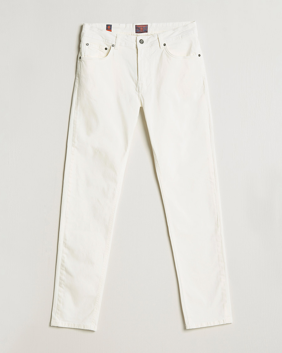 Herre | Bukser | Morris | James Brushed Chinos Off White