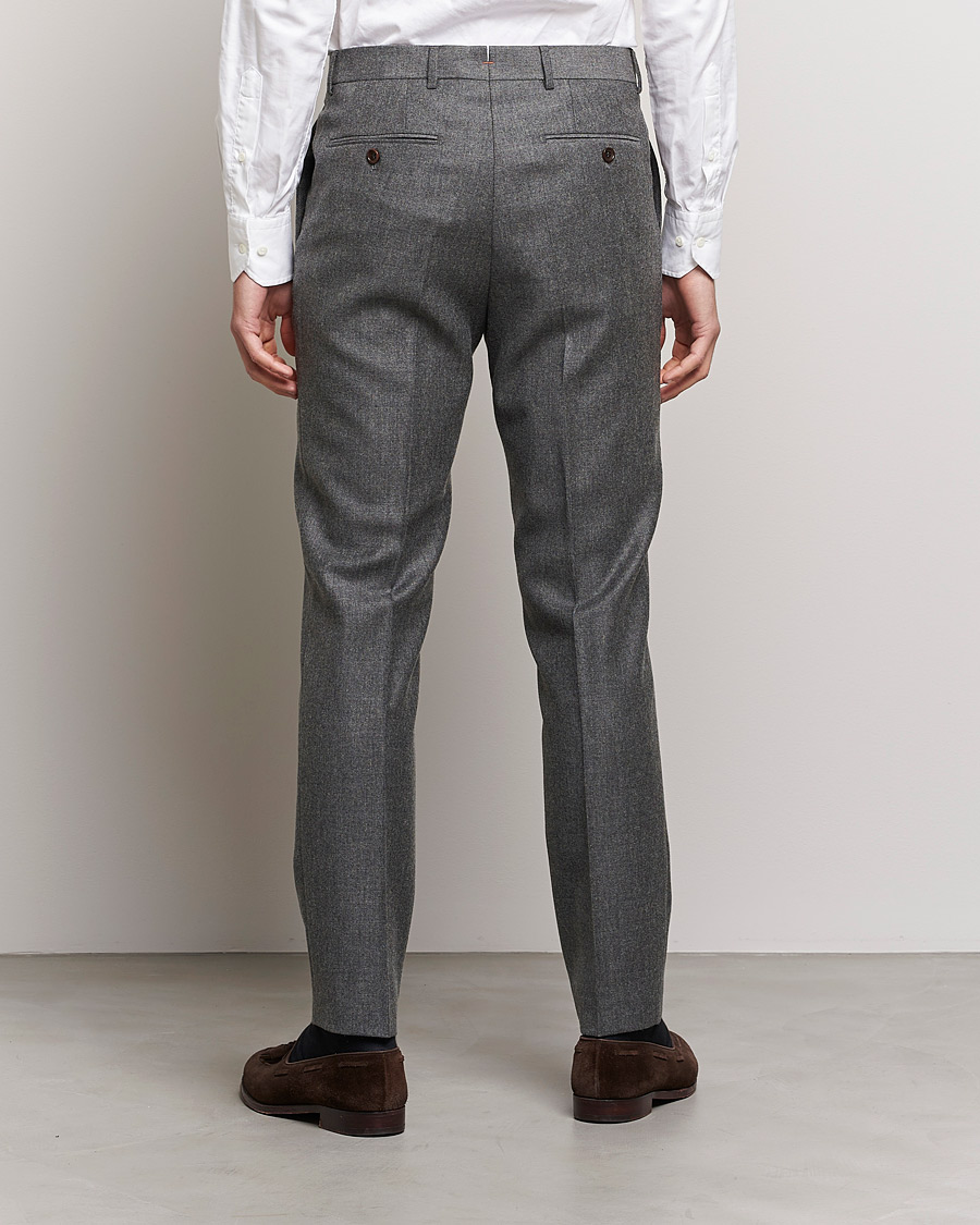 Herre | Bukser | Morris | Bobby Flannel Trousers Grey
