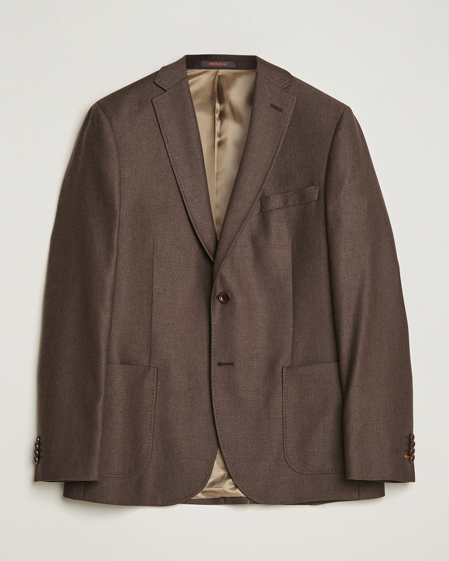 Herre | Blazere & jakker | Morris | Archie Flannel Blazer Brown