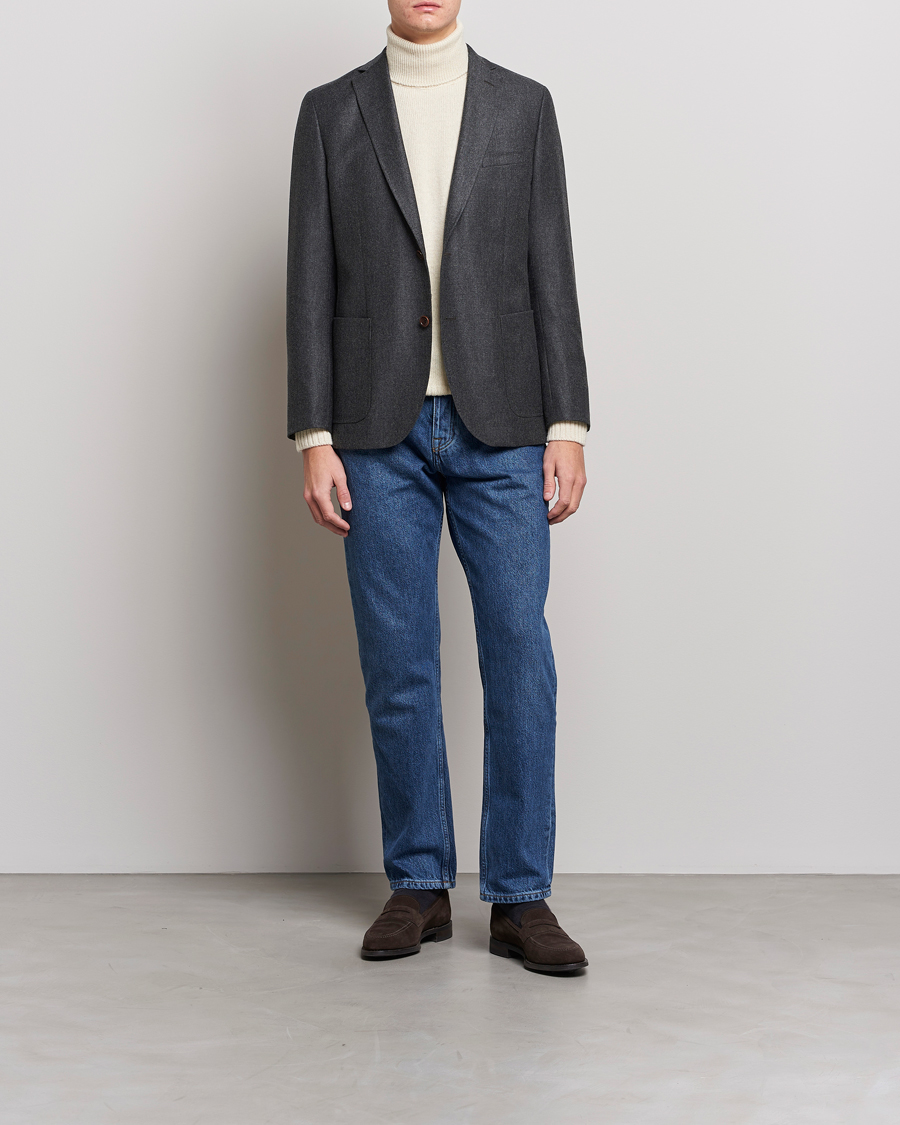 Herre | Blazere & jakker | Morris | Archie Flannel Blazer Grey