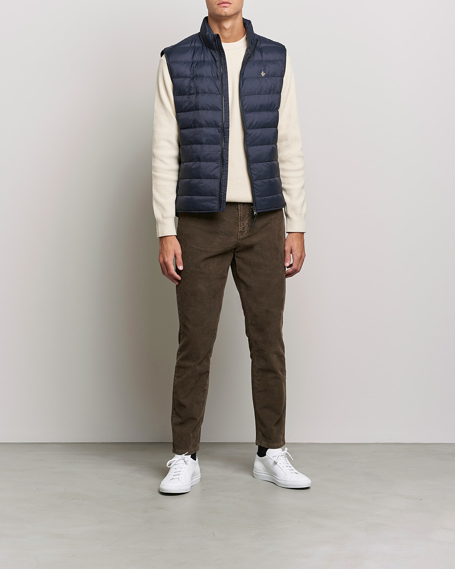 Herre | Bukser | Morris | James Corduroy 5-Pocket Pants Dark Brown