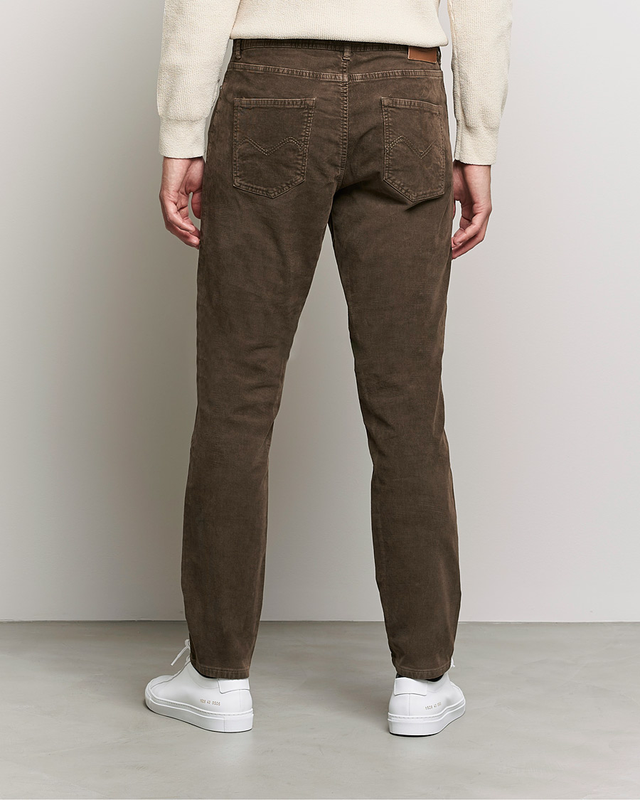 Herre | Bukser | Morris | James Corduroy 5-Pocket Pants Dark Brown