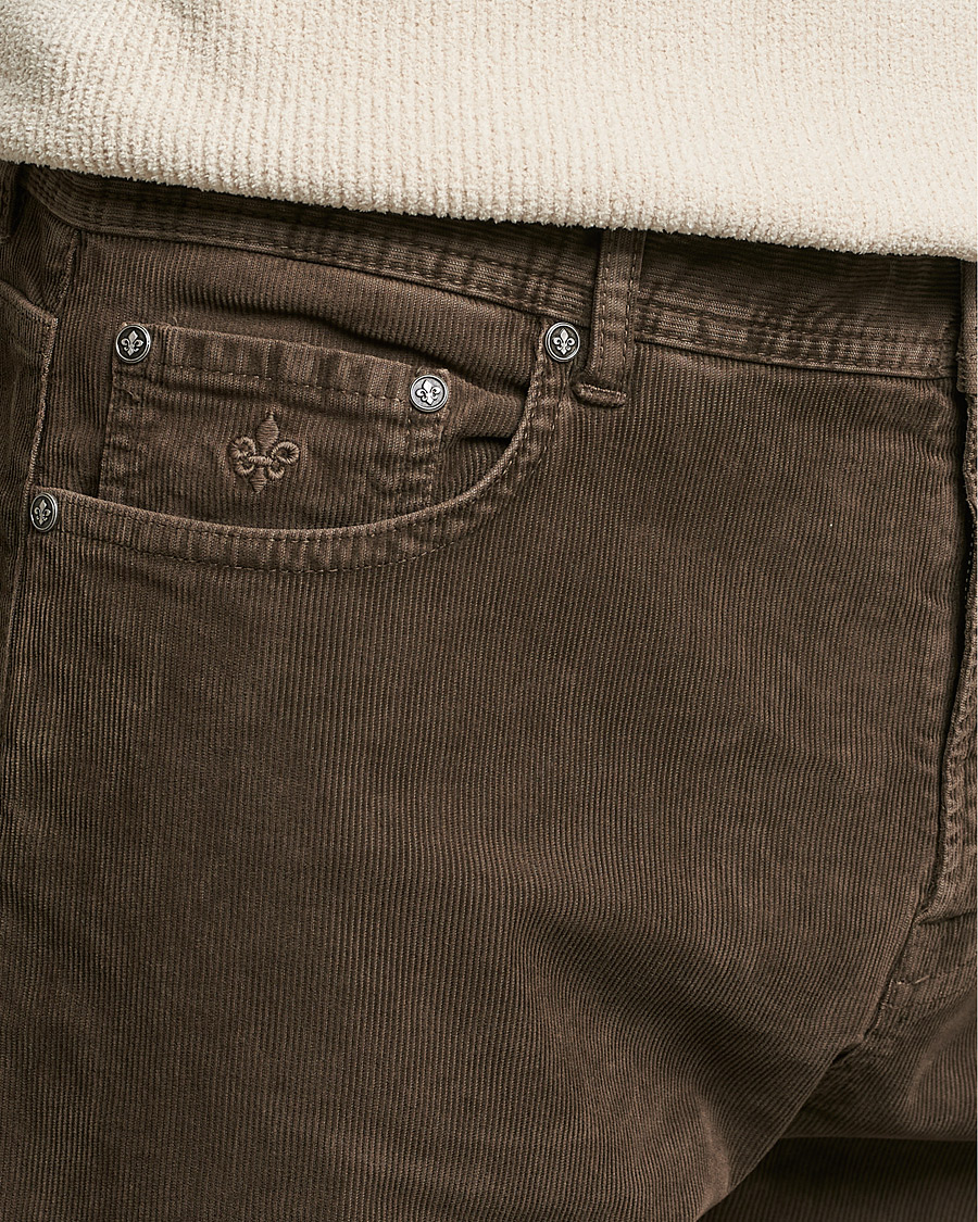Herre | Bukser | Morris | James Corduroy 5-Pocket Pants Dark Brown