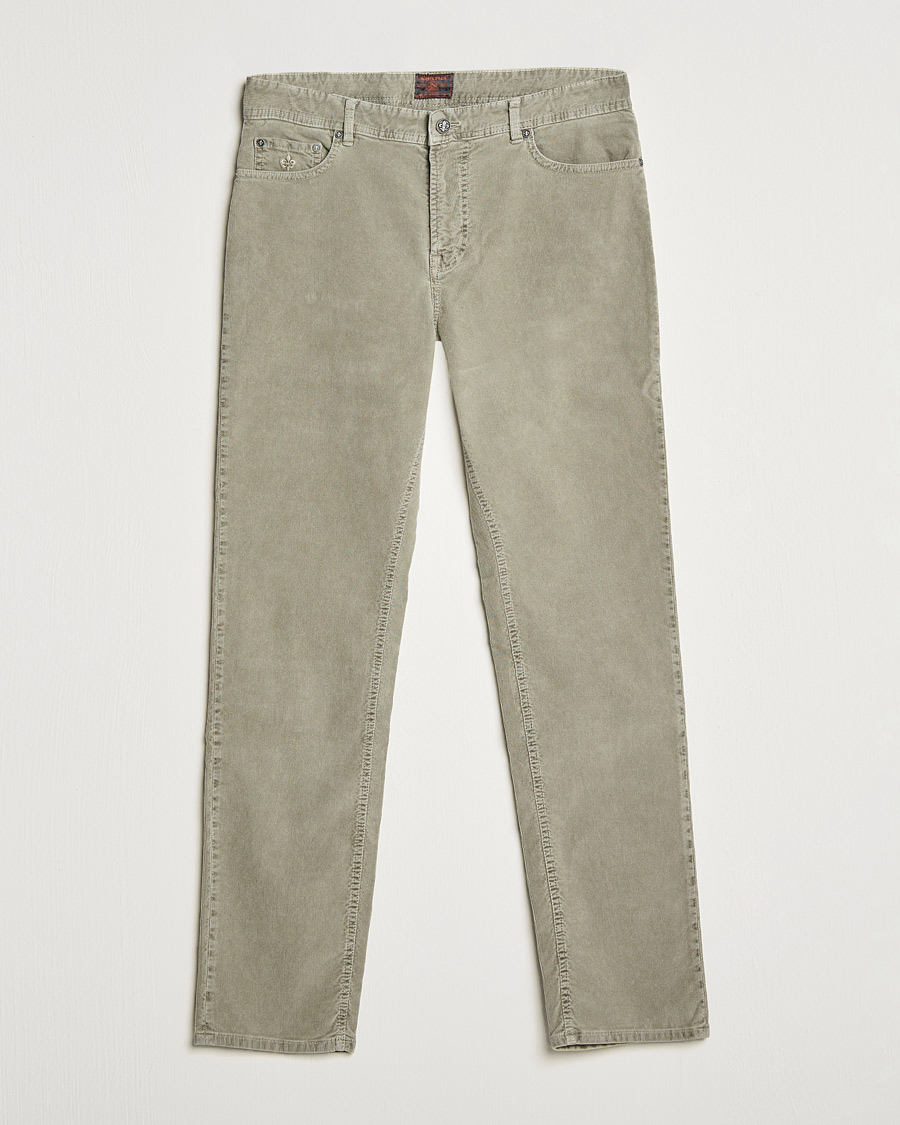Herre | Fløjlsbukser | Morris | James Corduroy 5-Pocket Pants Khaki Grey