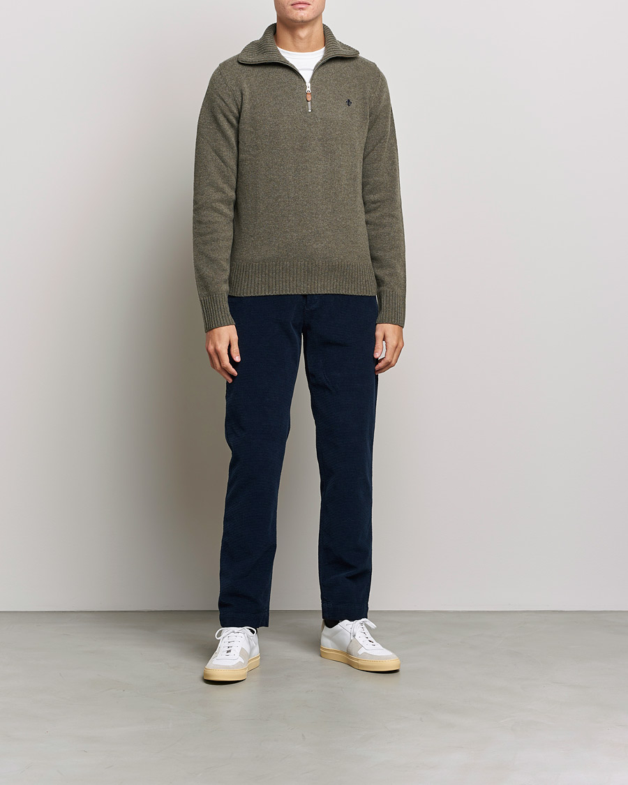 Herre | Bukser | Morris | Criss Cuts Corduroy Slacks Blue