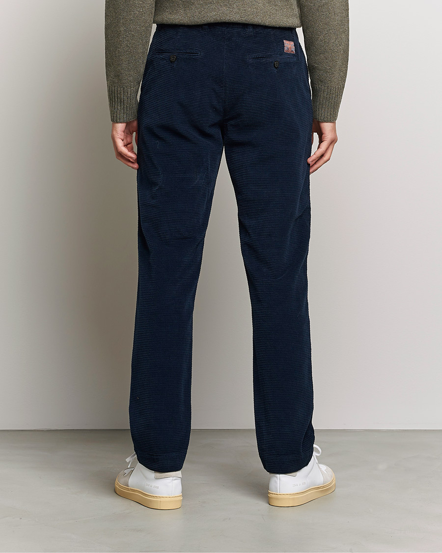 Herre | Bukser | Morris | Criss Cuts Corduroy Slacks Blue