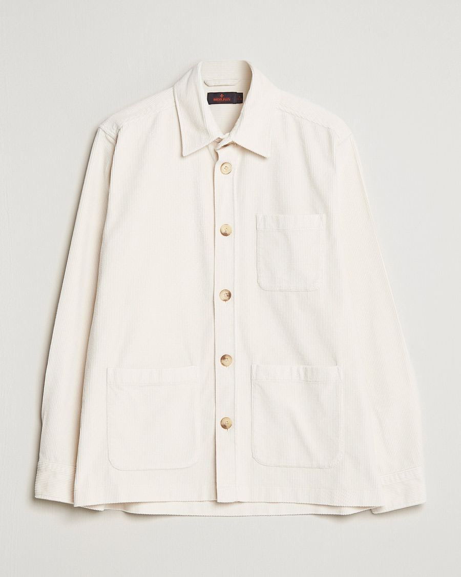 Herre | Skjorter | Morris | Heaton Corduroy Shirt Jacket Off White