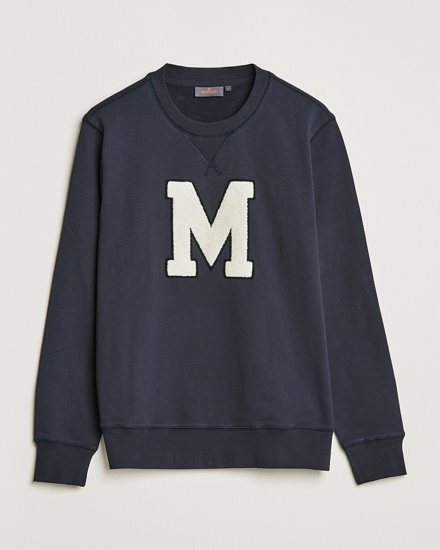 Herre | Trøjer | Morris | Leoni Logo Sweatshirt Old Blue