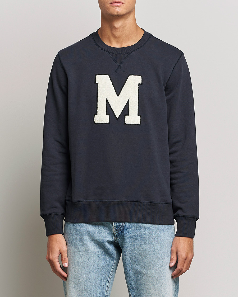Herre | Trøjer | Morris | Leoni Logo Sweatshirt Old Blue