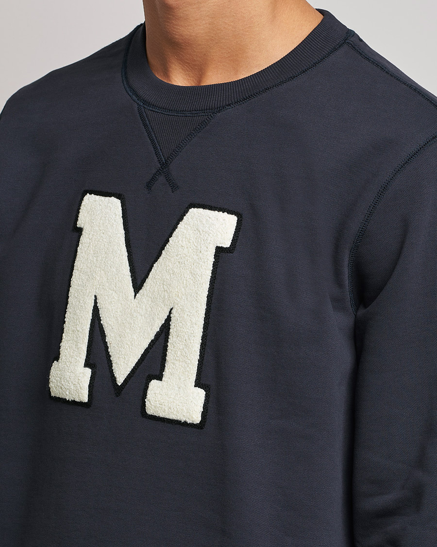 Herre | Trøjer | Morris | Leoni Logo Sweatshirt Old Blue