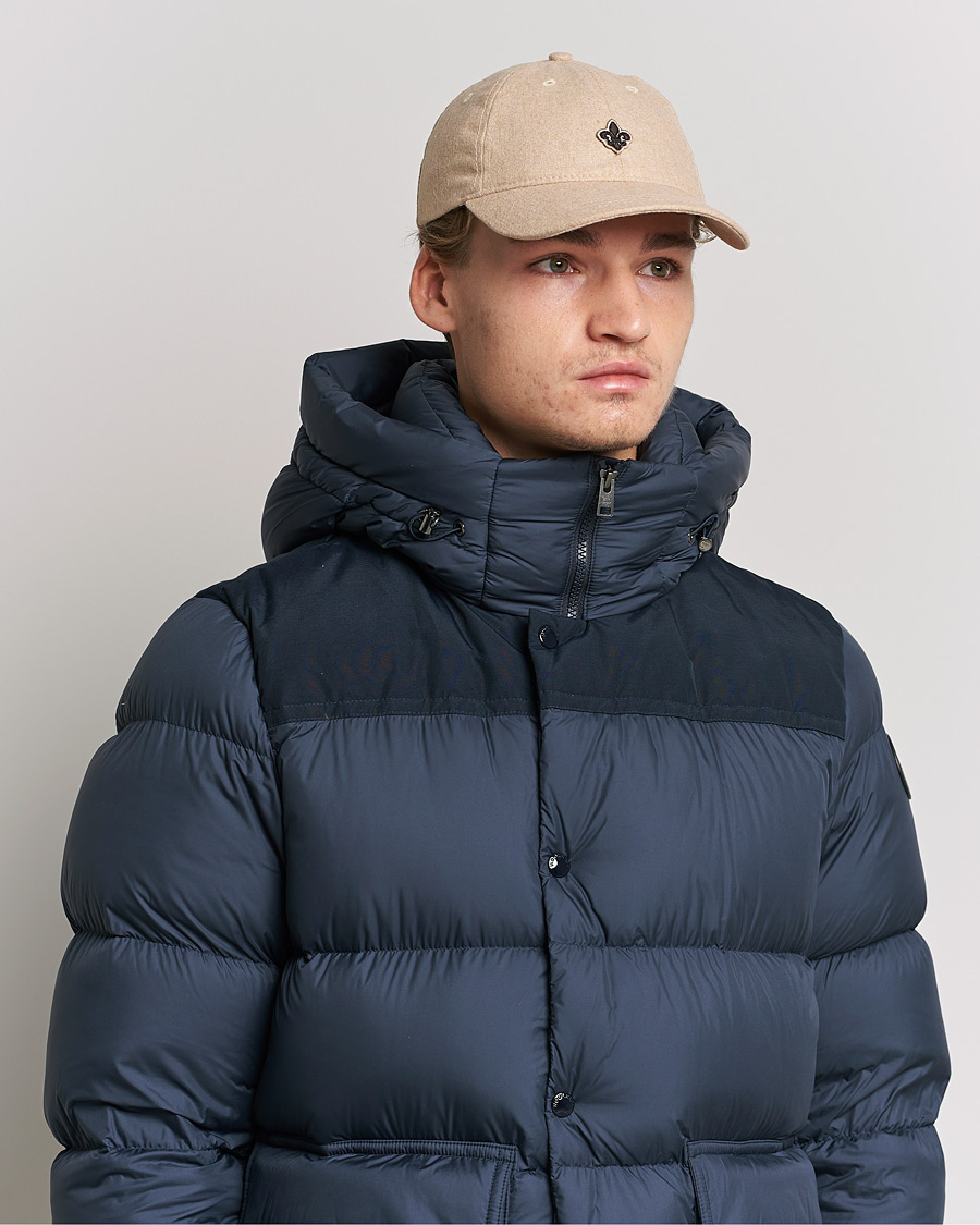 Herre | Morris Archie Flannel Felt Cap Khaki | Morris | Archie Flannel Felt Cap Khaki
