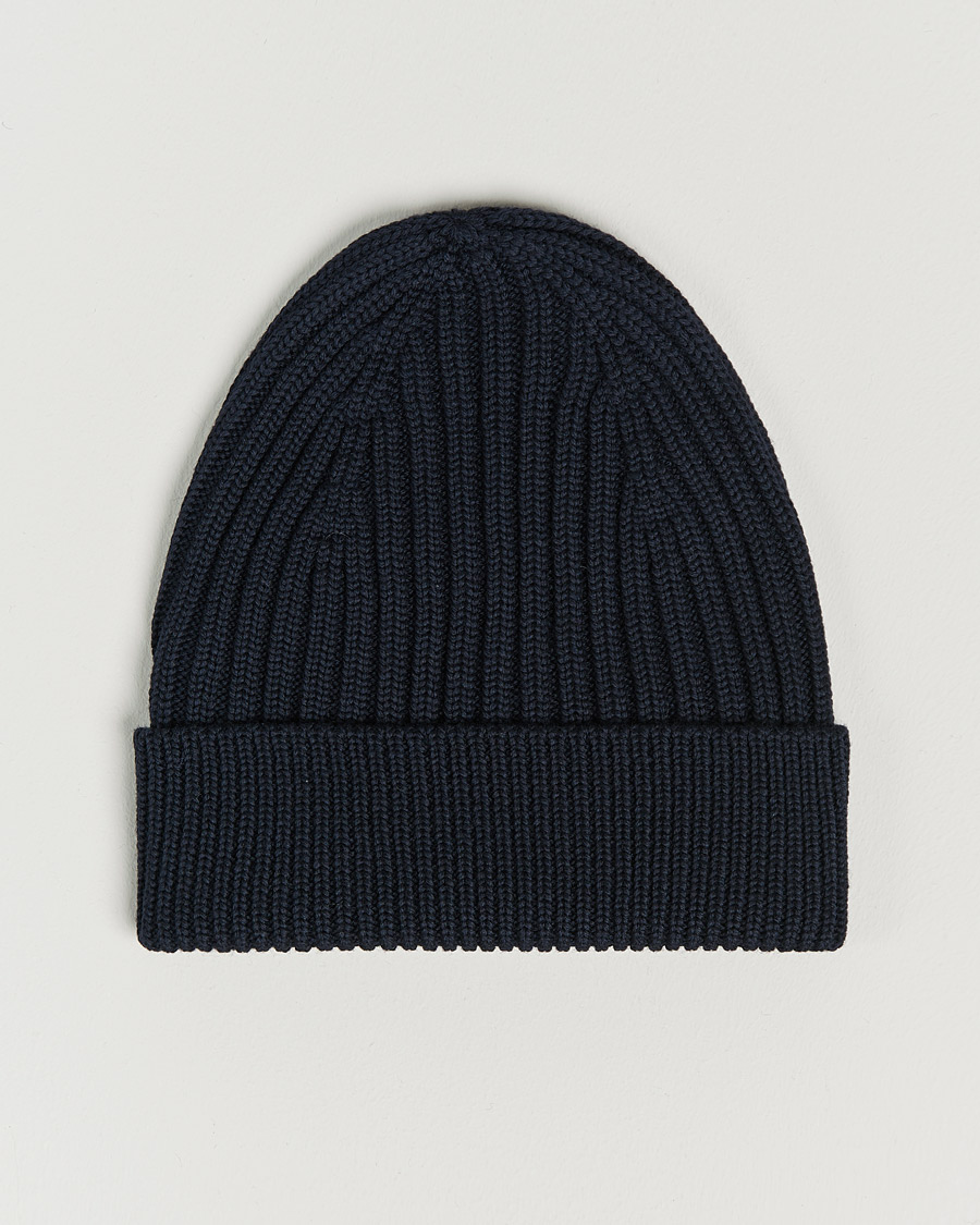 Herre | Morris Travor Merino Beanie Navy | Morris | Travor Merino Beanie Navy