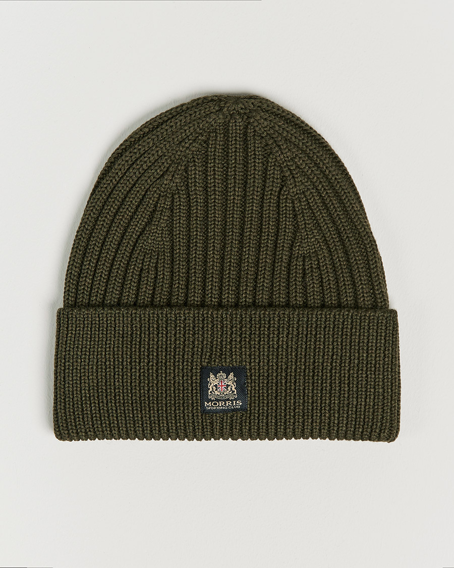 Herre | Morris Travor Merino Beanie Olive | Morris | Travor Merino Beanie Olive