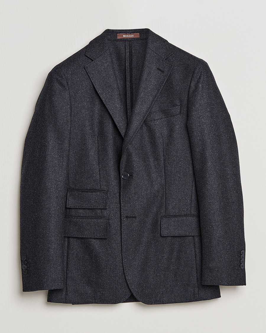 Herre | Blazere & jakker | Morris Heritage | Keith Flannel Suit Blazer Grey