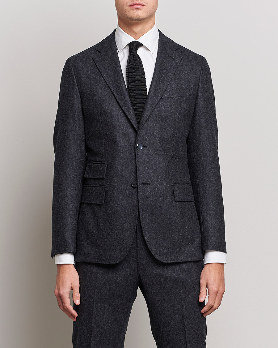 Herre | Uldblazer | Morris Heritage | Keith Flannel Suit Blazer Grey