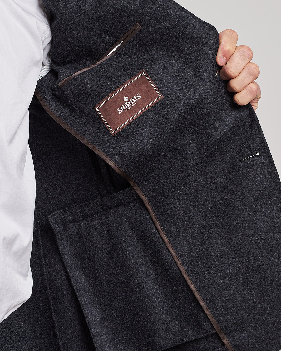 Herre | Blazere & jakker | Morris Heritage | Keith Flannel Suit Blazer Grey