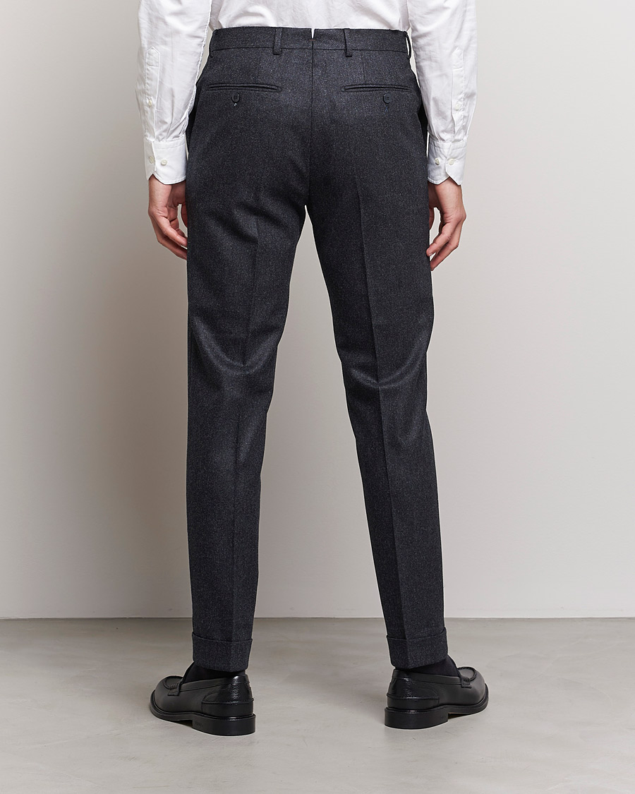 Herre | Bukser | Morris Heritage | Jack Flannel Suit Trousers Grey