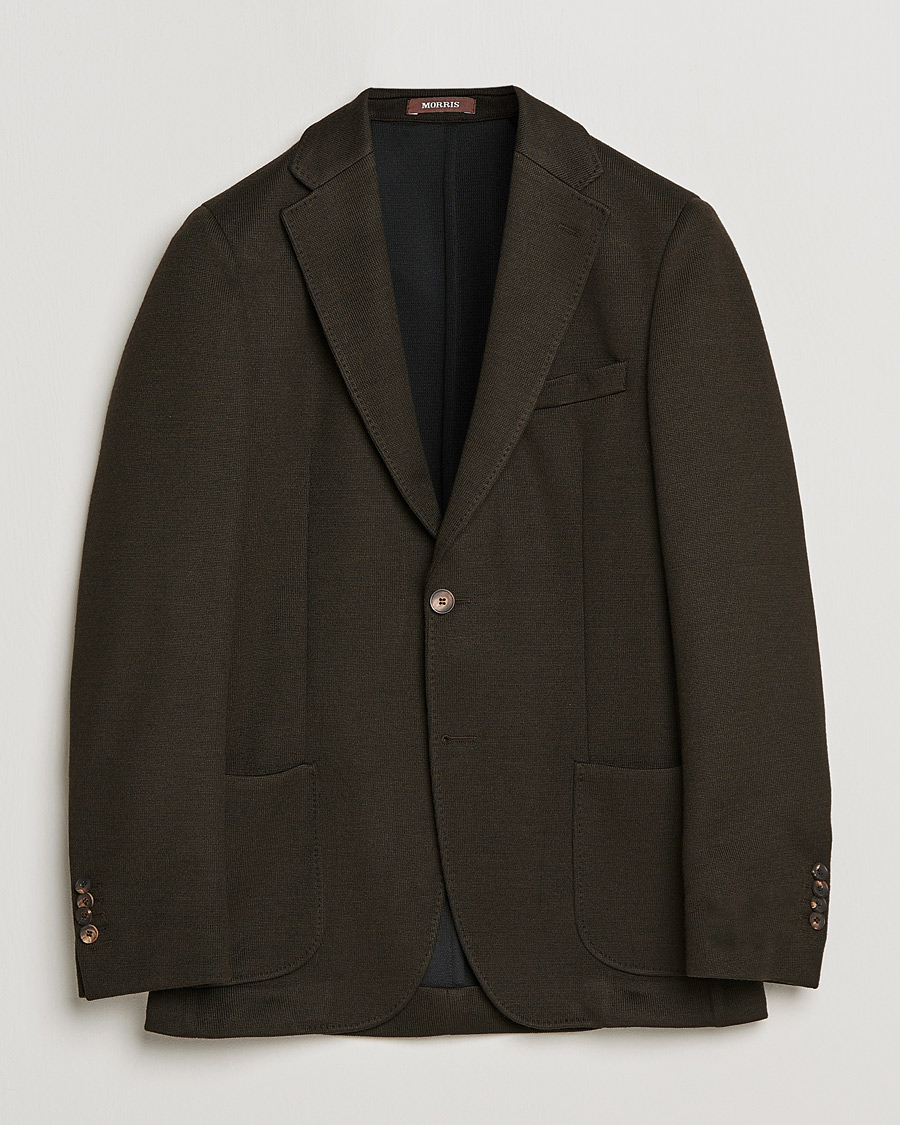 Herre | Blazere & jakker | Morris Heritage | Mike Wool Jersey Blazer Brown